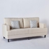Lennon 3-Seater Fabric Sofa with 2 Cushions