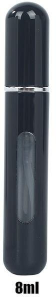 8ml Mini Refillable Portable Perfume Bottle -Black