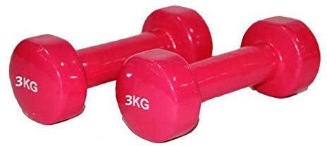 Head Vinyl Dumbbell Set, 3kg x 2 - Red_ with two years guarantee of satisfaction and quality