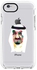 غطاء حماية من سلسلة إمباكت برو بطبعة صورة الملك سلمان لهاتف أبل آيفون 6s/6 شفاف/أبيض/أسود