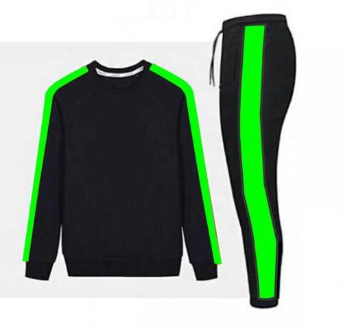 Neon Stripe Black Up And Down