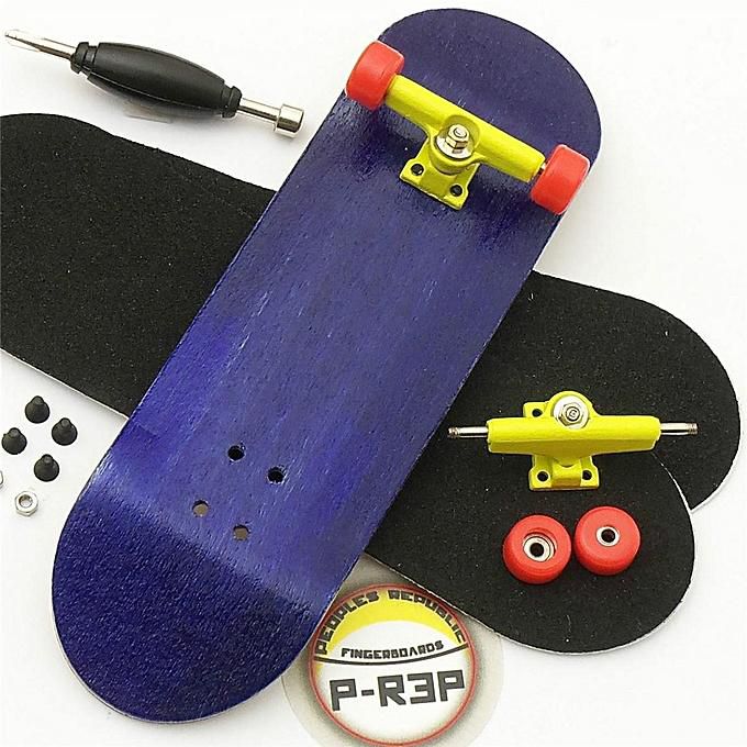 Red with Bearings and Nuts P-Rep WIDE 32mm Basic Complete Wooden Fingerboard 