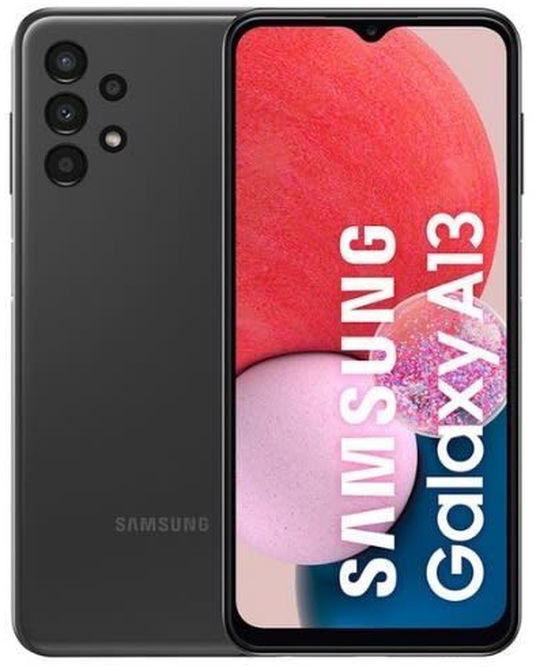 Samsung Galaxy A13 - 6.6" (4GB RAM, 64GB ROM) Android 12 Selfie - 5000mAh - Dual Sim - 4G LTE - Black
