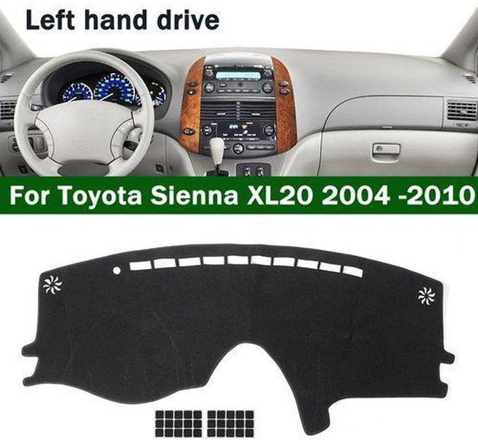 Car Dashboard Dashmat Sun Dash Mat Cover Pad For Toyota Sienna XL20 2004 - 2010