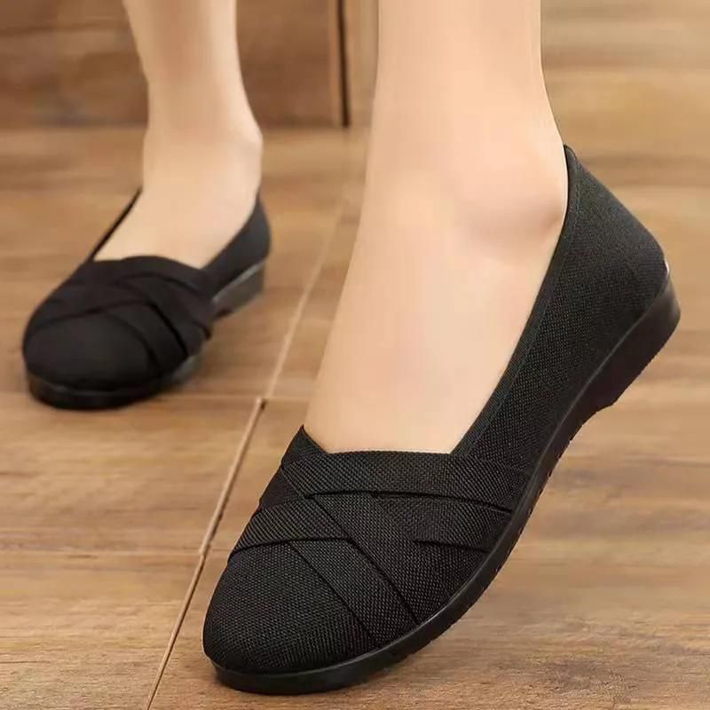 Fashion ladies shoes women round head single shoes casual soft shoes students Fast delivery within 1-5 days
