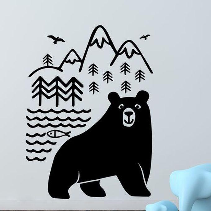 Decorative Wall Sticker - Bear In The Forest