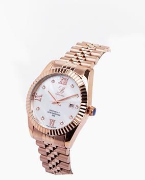 Louis Cardin Stainless Steel Quartz Rose White Butterfly Buckle Watch For  Men 1800G price from vperfumes in UAE - Yaoota!