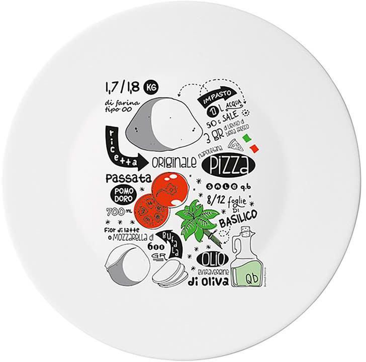 Get Bormioli rocco Ceramic Plate, 32 cm - MulticolorAS401MCL with best offers | Raneen.com