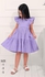 Layan Girls Sleeveless Dress Purple