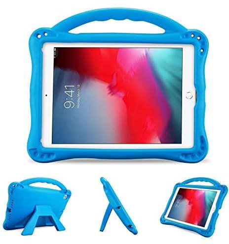 ProCase Kid Case for iPad Air 2/ Air 1/ iPad 9.7 6th 5th 2017 2018 for Boys and Girls, Ultra Shockproof Lightweight Rugged Cover Full Protective Case with Handle Kickstand -Blue