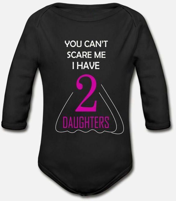 Two Daughters Organic Long Sleeve Baby Bodysuit