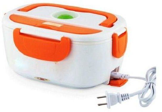 Multifuntional Electric Lunch Box - Orange&White