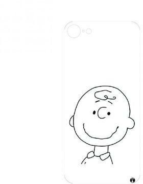 Printed Back Phone Sticker For iphone 6 Plus Smiley Face