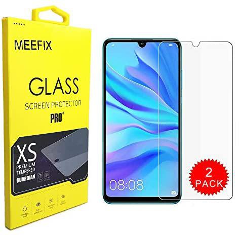 MEEFIX 2-Pack Premium Real Transparent Screen Protector Tempered Glass Film For Huawei Mate 20