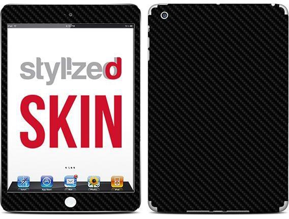 Stylizedd Premium Vinyl Skin Decal Body Wrap For Apple Ipad Mini 1 - Carbon Fibre Black