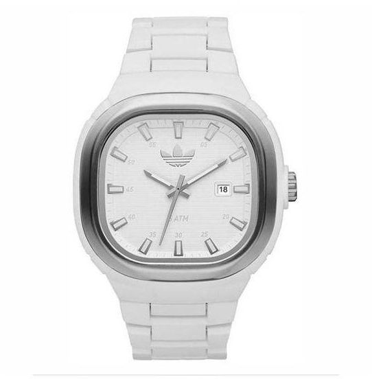Adidas adh2578 Rubber Watch - White