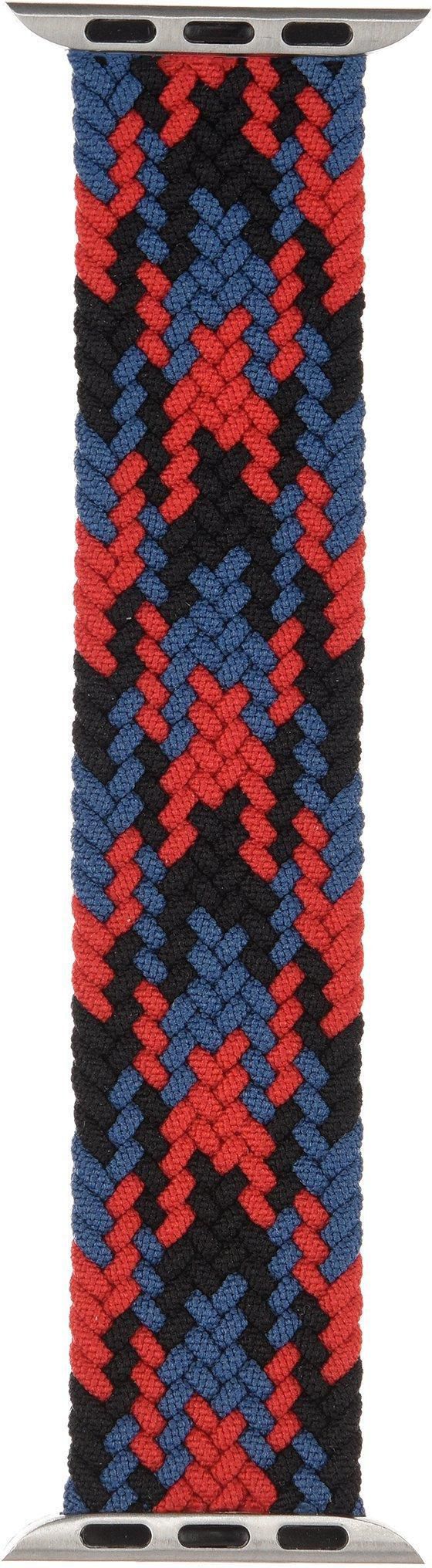 HYPHEN Apple Watch Strap Braided Band 38/40/41MM Small, Black/Red