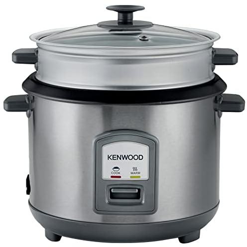 Kenwood Rice Cooker with Steamer, Large 2.8L Capacity, RCM71.000SS.