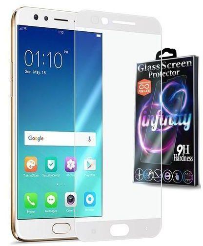 Infinity Real Curved Glass Screen Protector For OPPO F3 - White
