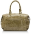 Lisa Minardi Leather Bag For Women , Green - Tote Bags