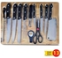Knife set with cutting board 13 pieces
