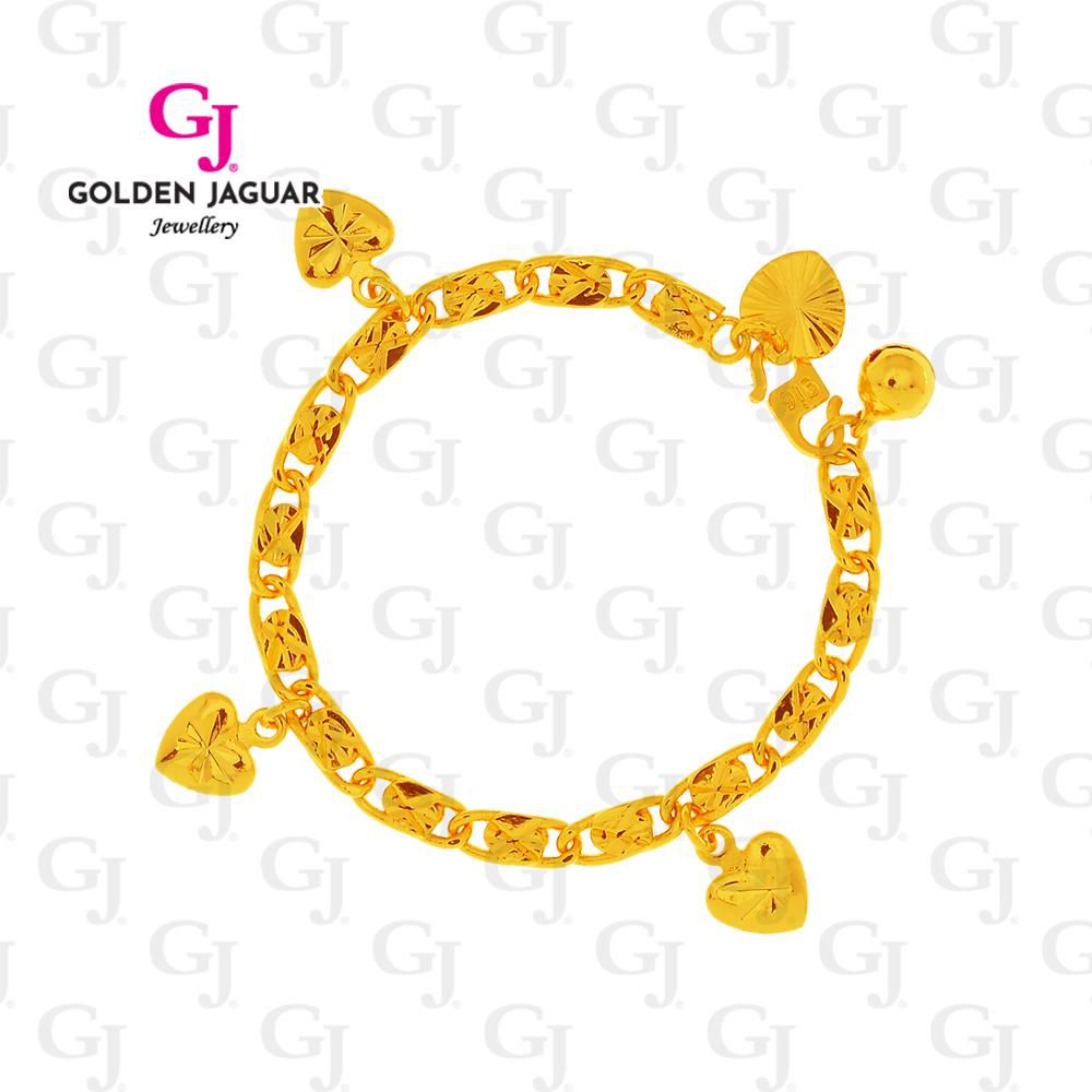GJ Jewelry Emas Korea Bracelet - Love For Kids 9360435-0