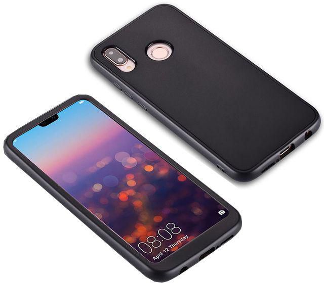cover Huawei Y6 - 2019 / Honor 8a Pro / Honor 8a case 360 Degree 2 pieces silicon Front and Back - Black