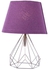 Nagafa Shop Bruno 1 Lamp Purple*silver Table Lamp-TPRS-1