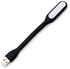 Generic Flexible USB LED Lamp Emergency Light for Laptop - Black