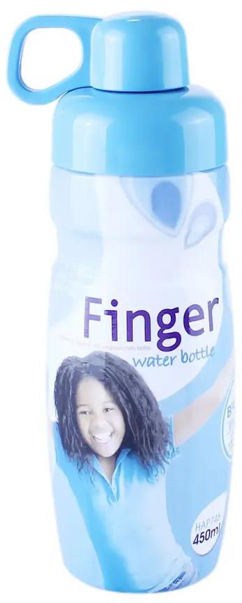 Lock & Lock Finger Water Bottle (450 ml, Blue)