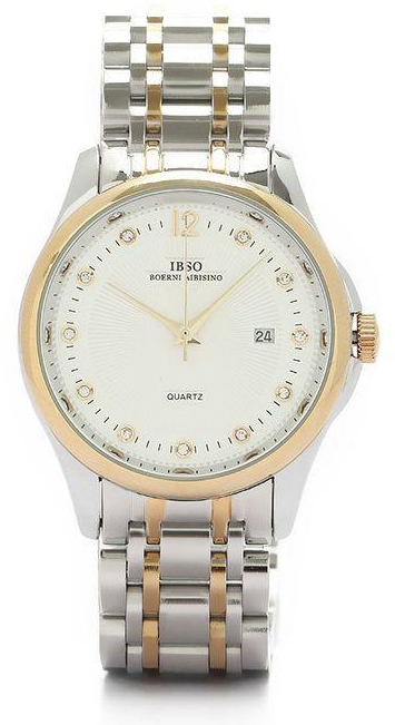Ibso Round Stainless Steel Casual Watch