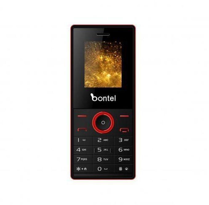 Bontel L1100 - 1.77 Inch Colorful Screen, Dual Sim, 1000mAh, Big Torch - Red