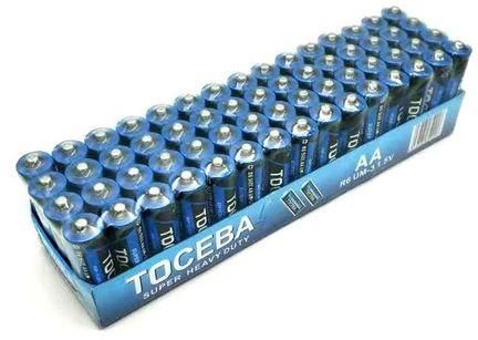Tocebal Super Heavy Duty AA 1.5V Batteries 60Pcs