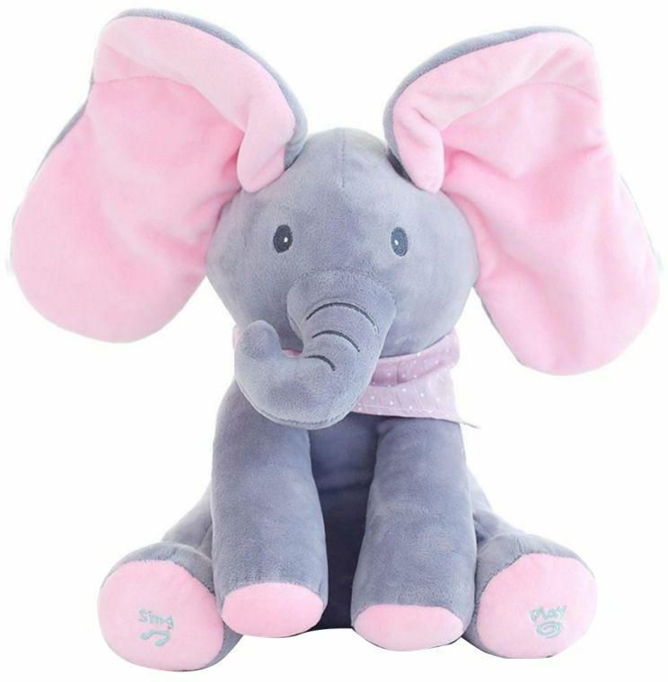 Generic Peek-A-Boo Elephant Plush Toy