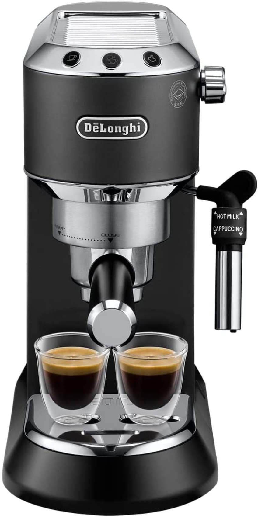 DeLonghi Espresso Coffee Machine Dedica Style Manual Barista Pump EC685.BK Black