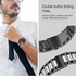 Stainless Steel Metal Band For Fossil Watches with 22mm Band Size from Smart Stuff - Double Black / Silver