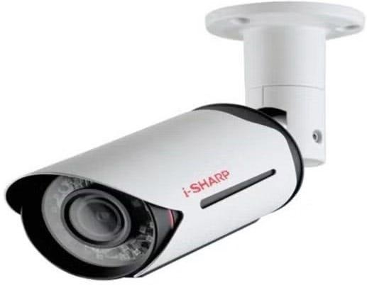 Get i-SHARP Surveillance Camera,4 Mp,Night Vision Up To 30 M,Metal - White with best offers | Raneen.com