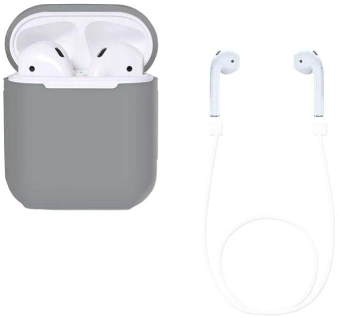 Protective Charging Case For Apple AirPods Grey/White