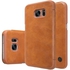 Nillkin Samsung Galaxy S7 Qin Flip Leather Case Cover - Brown