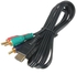 3FT 1m HDMI Male To 3 RCA RGB Video Audio AV Adapter Cable For HDTV DVD 1080P, CHECK IF YOUR DEVICE IS COMPATABLE FIRST BEFORE BUYING