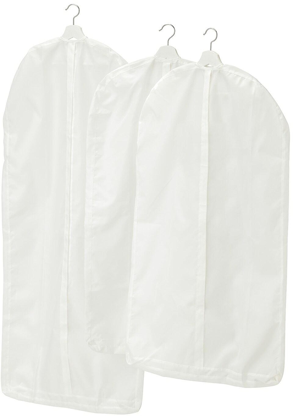 SKUBB غطاء ملابس، طقم من 3. - أبيض