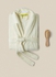 Bathrobe - 400 GSM 100% Cotton Terry Silky Soft Spa Quality Comfort - Shawl Collar & Pocket - Ivory Color - 1 Piece
