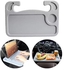 Portable Steering Wheel Desk Tray-White