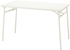 TORPARÖ Table, outdoor - white/foldable 130x74 cm
