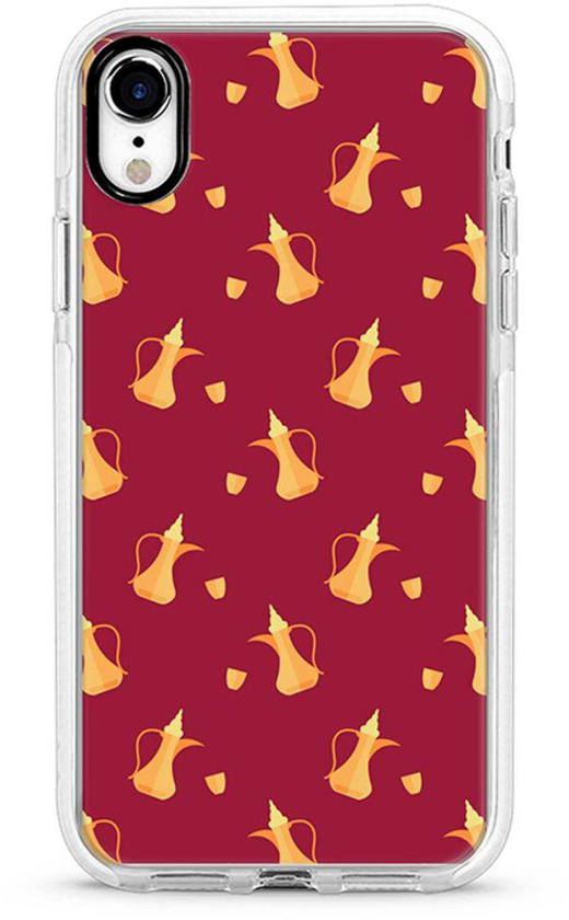 Protective Case Cover For Apple iPhone XR Pouring Dallah Full Print