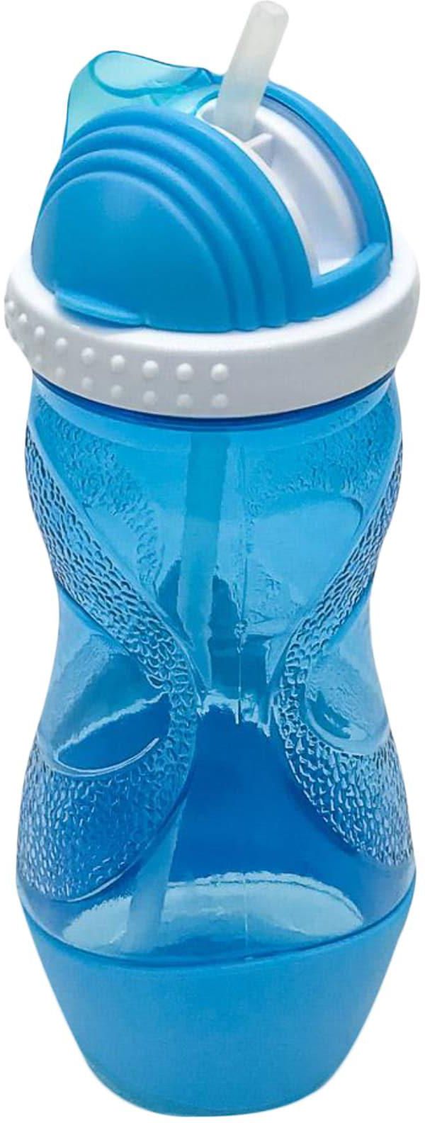 Qlux Kido Water Bottle With Straw Blue