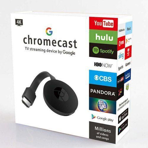 Google 4K Chromecast Wi-Fi TV Media Streamer