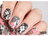Magenta Nails 1 Sheet Of Nail Art Stickers Design As Pictures Show - N608