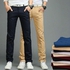 Fashion 2 Pack Khaki Trouser- Slim Fit - - Black and Beige