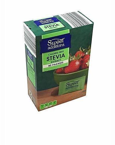 Sweet Additions Calories Free Stevia Extract 80 Packs